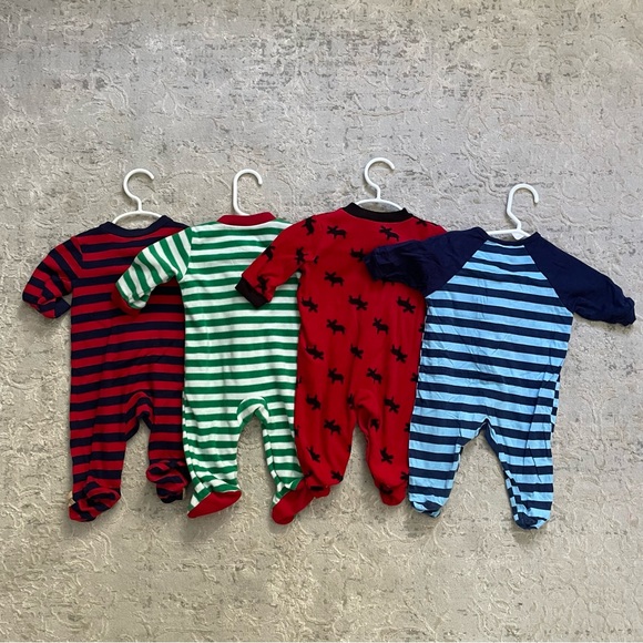 Carter’s Footsie Pajama Set of 4 Baby Size 3 Months - Picture 3 of 5